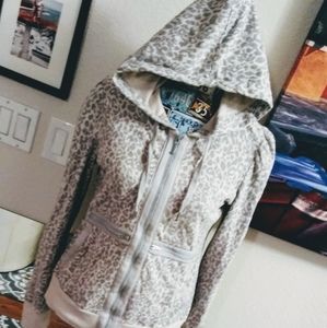 💋Juicy Couture Leopard Zip Up Hoodie